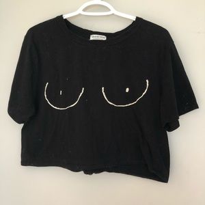 3 for $20! Free the Nipple Crop Shirt